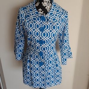 Eden Court Trench Coat Jacket Size Large NWOT